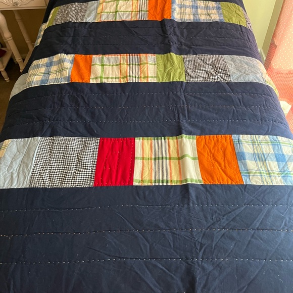 Pottery Barn Kids Bedding Pottery Barn Madras Plaid Twin Quilt Poshmark